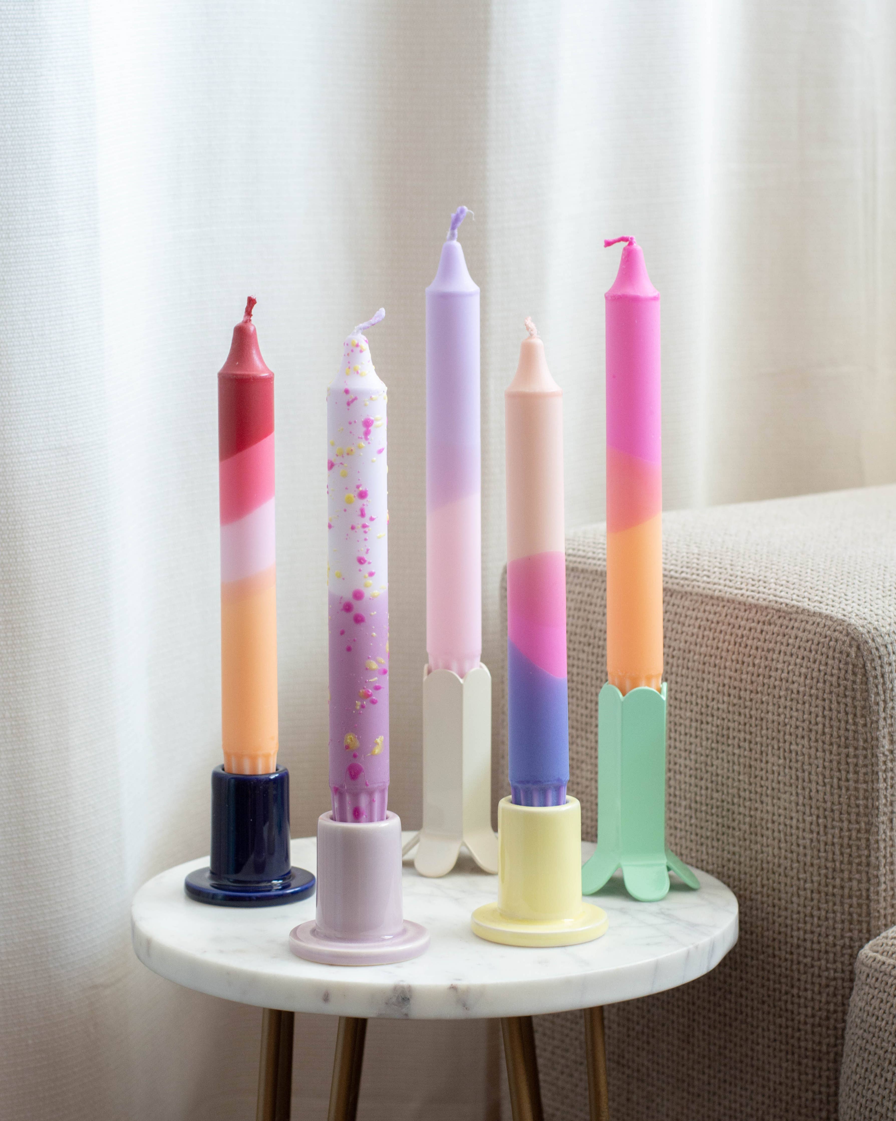 Velas Fiesta: Pack de 5